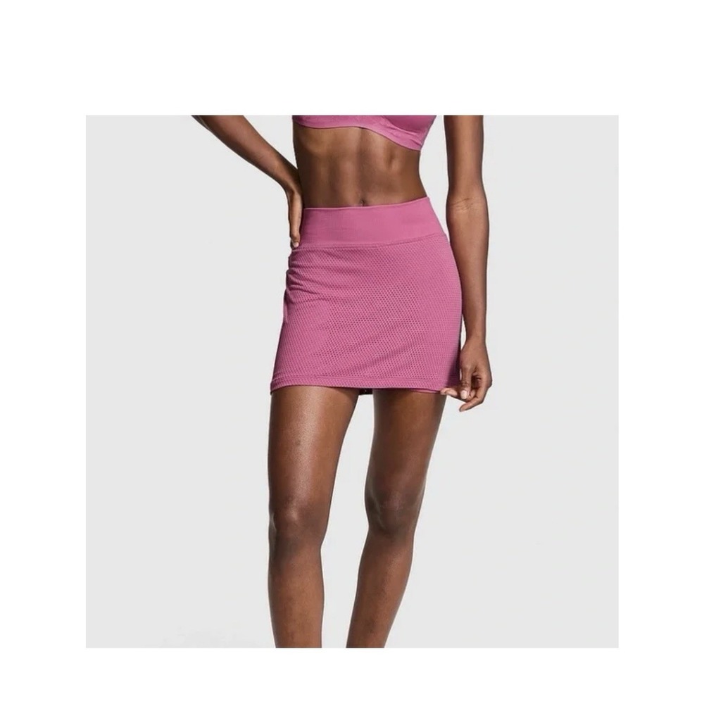 VS Pink High Rise Soft Seamless Skort Skirt Mauve Size XXL NWT MSRP $49.95 Y2K